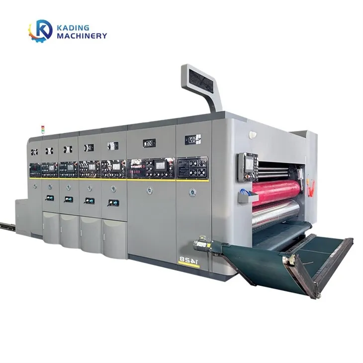 300 PCS/min Lead Edge Flexo Printer Slotter Die Cutter Machine For Corrugated Cardboard