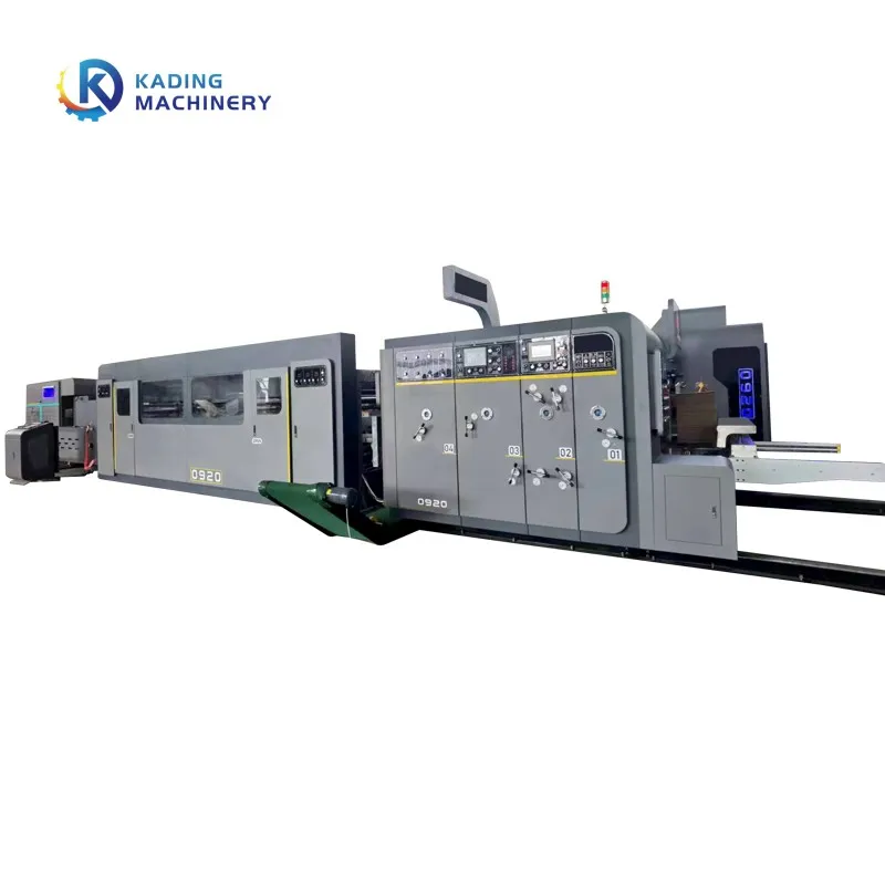 High Working Speed Flexo Folder Gluer For Carton Box Factory